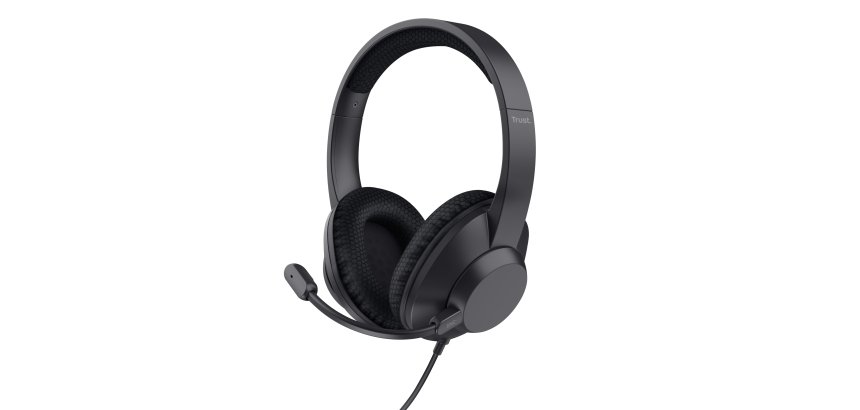 Trust Ayda Max Casque Avec fil Arceau Appels/Musique USB Type-C / USB Type-A Noir