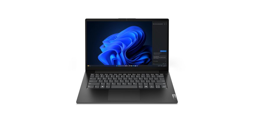Lenovo V14 G5 IRL Intel® Core™ i3 i3-1315U Ordinateur portable 35,6 cm (14") Full HD 8 Go DDR5-SDRAM 256 Go SSD Wi-Fi 6 (802.11ax) Windows 11 Pro Français Noir