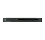 LevelOne KVM-3208 switch per keyboard-video-mouse (kvm) Montaggio rack Nero