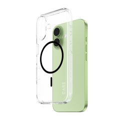 PanzerGlass CARE™ by ® Urban Explorer Case Transparent w. Black MagSafe iPhone 17 protective case for mobile phones Black Cover