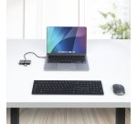 StarTech.com Hub USB-C à 3 ports avec Ethernet - 3x USB-A - USB 3.0 5Gbps - Alimentation par Bus - Hub USB Thunderbolt 3 - Adaptateur USB C Ethernet - Splitter USB-C vers USB-A - Adaptateur de Voyage