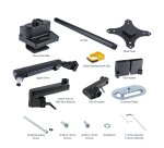 StarTech.com Desk Mount Monitor Arm, Up to 40-inch Screen/17.6lb (8kg), Mechanical Spring-Assisted Arm, C-Clamp/Grommet, Top-Down Installation, Toolless Adjustment