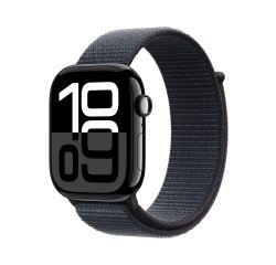 Apple Watch Series 10 OLED 46 mm Numérique 416 x 496 pixels Écran tactile 4G Noir Wifi GPS (satellite)