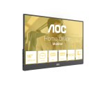 AOC 16T20E2 téléviseur et moniteur portables Moniteur portable Noir 39,6 cm (15.6") LED 1920 x 1080 pixels