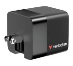 Verbatim GaN Charger 65W Universel Noir Secteur Charge rapide Intérieure
