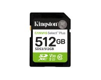 Kingston Technology 512 GB SDXC Canvas Select Plus Gen3 150 MB/s C10 UHS-I U3 V30