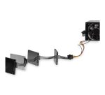 StarTech.com Cable de 40cm Adaptador Bifurcador Divisor Splitter de Alimentación SATA - 4x Receptáculos Hembra Serial ATA