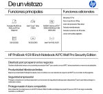 HP ProBook 4 G1i AI PC Wolf Pro Security Edition Intel Core Ultra 7 255U Portátil 40,6 cm (16") WUXGA 16 GB DDR5-SDRAM 512 GB SSD Wi-Fi 6E (802.11ax) Windows 11 Pro Plata
