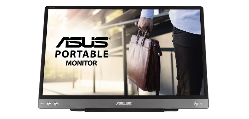 ASUS MB14AC computer monitor 35.6 cm (14") 1920 x 1080 pixels Full HD Grey