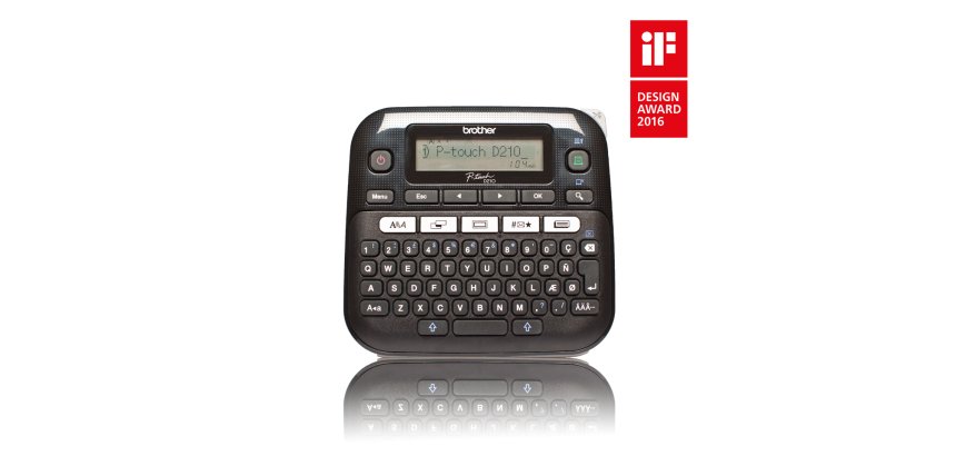 Brother PT-D210 stampante per etichette (CD) Trasferimento termico 180 x 180 DPI 20 mm/s QWERTY