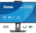 iiyama ProLite XB2497HSNH-B1 24IN IPS LCD 4MS 1920X1080 350CD/M2 HDMI/DP/USB 2 computer monitor 60,5 cm (23.8") 1920 x 1080 Pixels Full HD Zwart