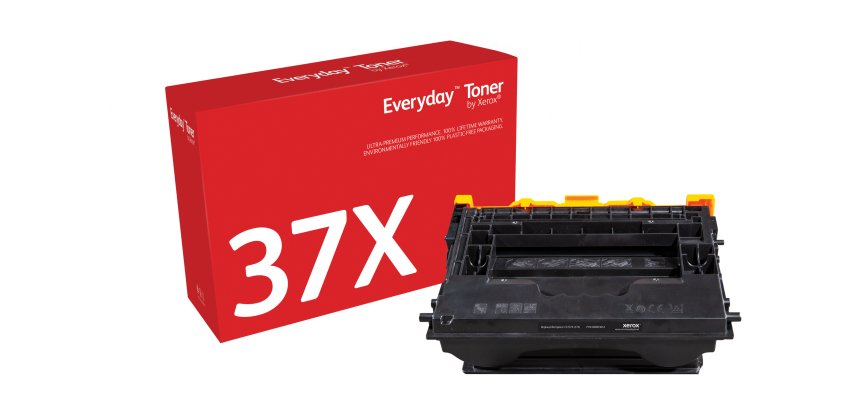 Toner EverydayTM Noir de Xerox compatible avec HP 37X (CF237X), Grande capacité