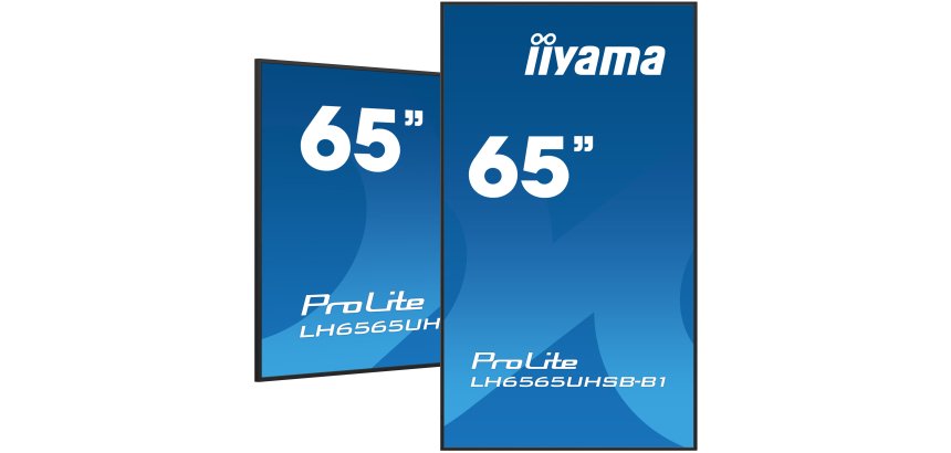 iiyama LH6565UHSB-B1 Écran d'affichage dynamique En forme de kiosk 163,8 cm (64.5") LED Wifi 800 cd/m² 4K Ultra HD Noir Intégré dans le processeur Android 11 24/7
