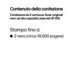 HP Confezione da 2 cartucce Toner originali nero ad alta capacità LaserJet 26X