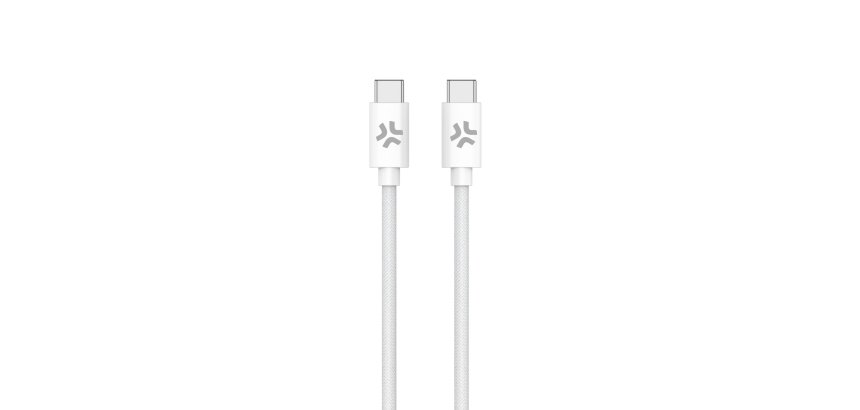 Celly USBCUSBCCOTTWH cavo USB 1,5 m USB C 60 W Bianco