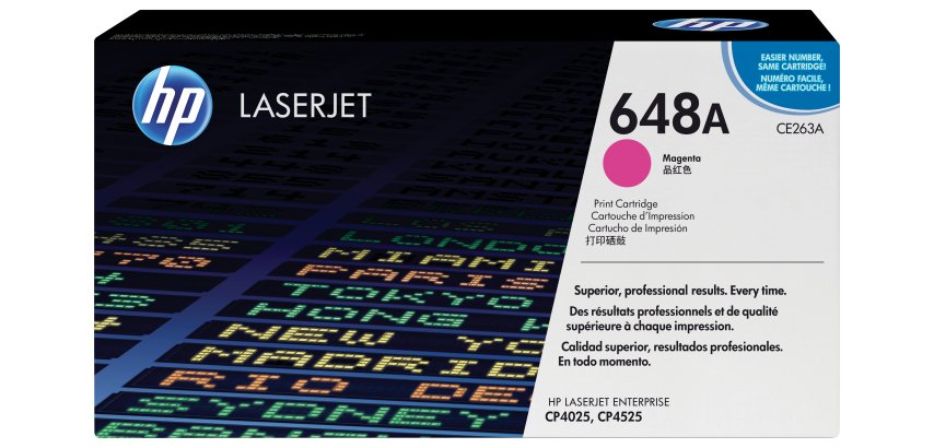 HP 648A - magenta - original - LaserJet - toner cartridge (CE263A)