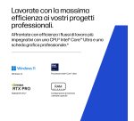 HP DK1L2ET laptop Copilot+ PC Intel Core Ultra 7 356H 40,6 cm (16") WUXGA 24 GB DDR5-SDRAM 1 TB SSD Wi-Fi 7 (802.11be) Windows 11 Pro AI Workstation, AI PC Argento