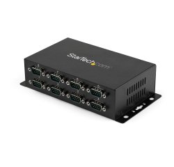 StarTech.com Hub adattatore USB a DB9 RS232 seriale 8 porte – Guide DIN industriali DIN e montabile a parete