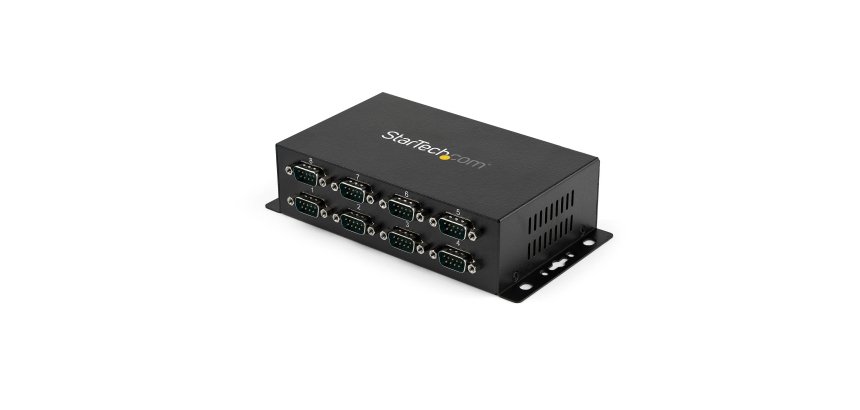 StarTech.com Hub adattatore USB a DB9 RS232 seriale 8 porte – Guide DIN industriali DIN e montabile a parete