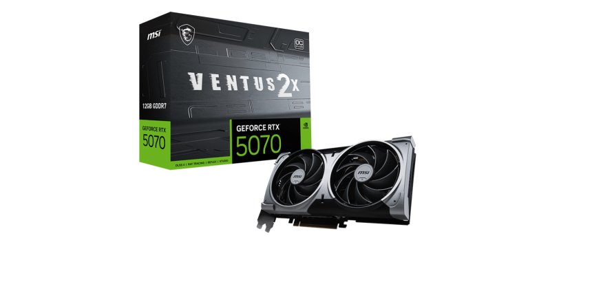 MSI GeForce RTX 5070 12G VENTUS 2X OC NVIDIA 12 GB GDDR7