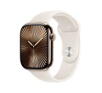 Apple Watch Series 10 OLED 46 mm Numérique 416 x 496 pixels Écran tactile 4G Or Wifi GPS (satellite)