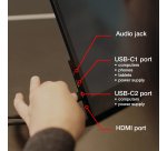 Verbatim 49592 pantalla para PC 39,6 cm (15.6") 1920 x 1080 Pixeles Full HD LCD Pantalla táctil Negro