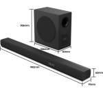 Hisense HS3100 Black 3.1 channels 480 W