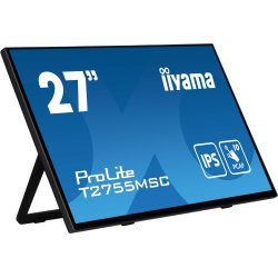 iiyama ProLite T2755MSC-B1 computer monitor 68,6 cm (27") 1920 x 1080 Pixels Full HD LED Touchscreen Tafelblad Zwart