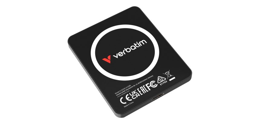 Verbatim SnapBack Ultra Slim SSD 512GB 512 GB USB Type-C USB 3.2 Gen 2x2 Black