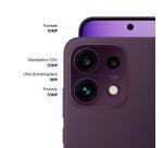 OPPO Reno16 F 5G AI Smartphone, Tripla fotocamera 50+8+50MP, Selfie 50MP, Display 6.57” 120HZ AMOLED FHD+, 6500mAh, RAM 8GB(Esp2GB/4GB/8GB)+ROM 256GB [Versione Italia], Purple Black