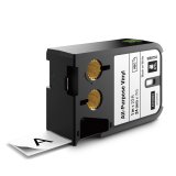 DYMO XTL Cassette d'étiquettes multi usage en vinyle 24 mm x 7 m Noir sur Blanc