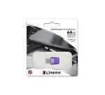Kingston Technology DataTraveler 64GB microDuo 3C 200MB/s dual USB-A + USB-C