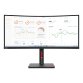 Lenovo ThinkVision T34w-30 LED display 86,4 cm (34") 3440 x 1440 pixels Wide Quad HD Noir