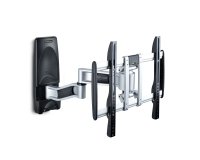StarTech.com Support Mural TV Articulé - Support Mural VESA, Supporte les Téléviseurs de 26 à 65 pouces - Accroche TV Murale Rétractable à Profil Bas - Fixation Murale TV d'Angle Ajustable - Support Télé Articulé