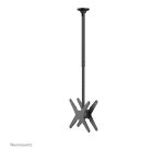 Neomounts FPMA-C340DBLACK Support de plafond pour écran de 32-75" - h106-156 cm