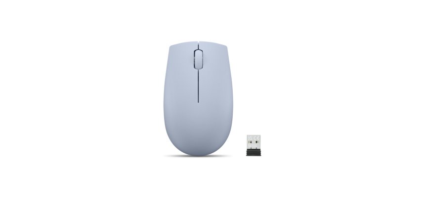 Lenovo Mouse wireless 300 compatto (Blu Ghiaccio)