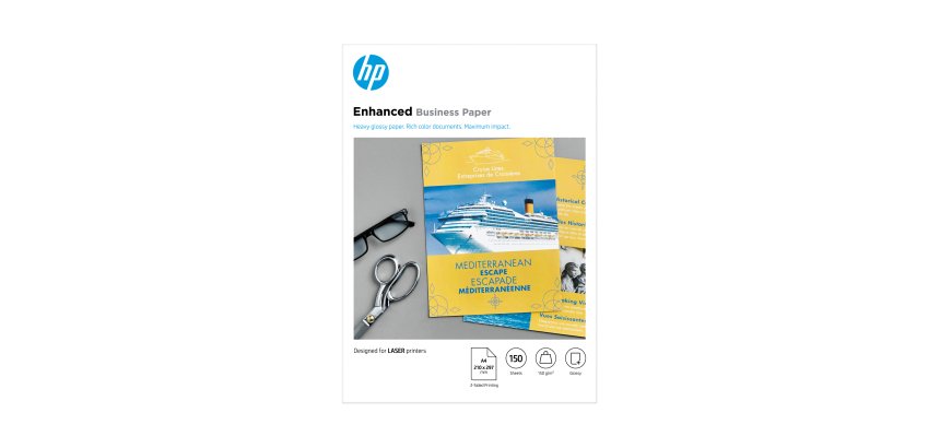 HP Confezione da 150 fogli carta professionale per stampe laser lucida 150 g/m² A4/210 x 297 mm