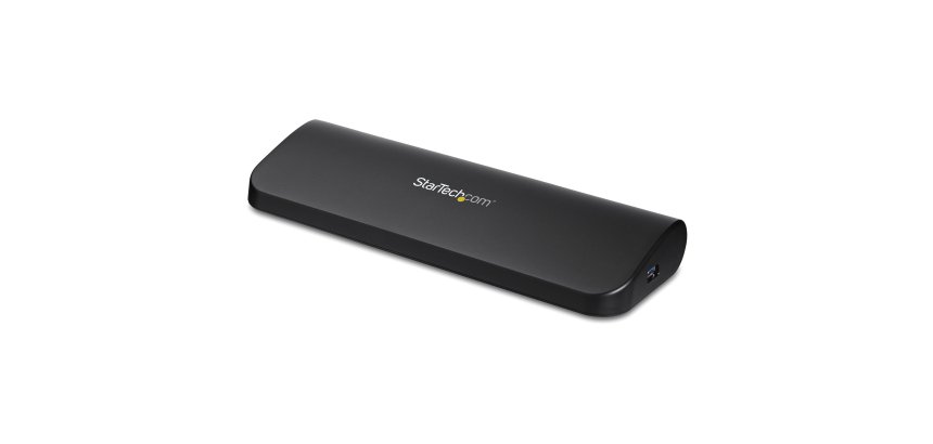 StarTech.com Docking station USB 3.0 a doppio monitor con HDMI e DVI/VGA, hub USB-A a 3 porte, GbE, Audio - Dock universale Tipo-A per laptop - Windows/macOS/ChromeOS