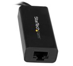 StarTech.com Adaptateur USB-C vers Gigabit Ethernet - Noir - Compatible Thunderbolt 3 - Windows et Mac - Convertisseur Réseau LAN RJ45