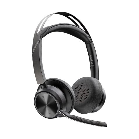 POLY Auriculares Voyager Focus 2-M con certificación para Microsoft Teams y soporte de carga