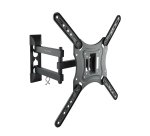 TooQ Soporte Giratorio e Inclinable para Monitor / TV LCD, Plasma de 23”- 55”, con Tres Pivotes, Negro