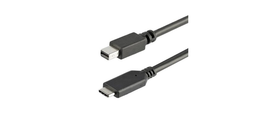 StarTech.com Câble adaptateur USB-C vers Mini DisplayPort 4K 60 Hz de 1 m en noir