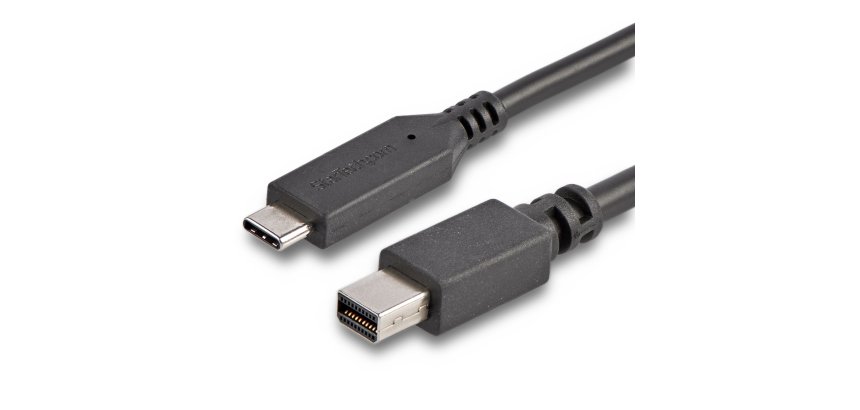 StarTech.com Câble adaptateur USB-C vers Mini DisplayPort 4K 60 Hz de 1,8 m en noir