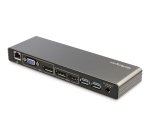 StarTech.com Dock Thunderbolt 3 pour PC portable - Station d'Accueil TB3 à Double Écran Dual 4k 60Hz - Displayport, HDMI & 1080p VGA - 85W Power Delivery - 2x USB-A - GbE - Windows & Mac