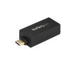 StarTech.com USB C to Gigabit Ethernet Adapter - 1Gbps NIC USB 3.0/USB 3.1 Type C Network Adapter - 1GbE USB-C to RJ45/LAN Port Thunderbolt 3 Compatible Windows MacBook Pro Chromebook