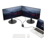 StarTech.com Adaptador Gráfico Externo USB 3.0 a DisplayPort Doble 4K60 DisplayLink - Cable Conversor USB 3.0 a DP de Vídeo