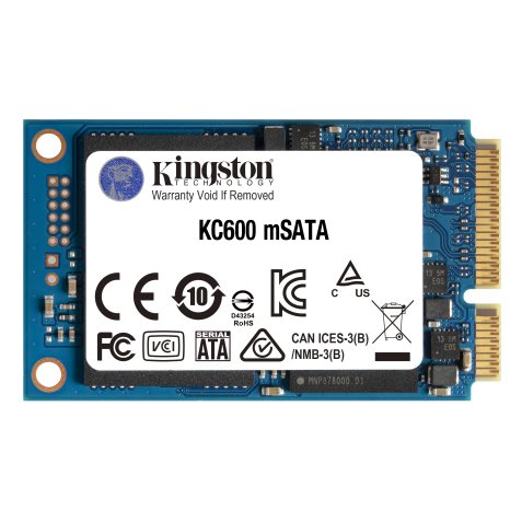 Kingston Technology Disco SSD KC600 SATA3 mSATA de 256 G