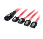 StarTech.com Câble Mini SAS SFF-8087 vers 4 SATA avec verrouillage - 50 cm