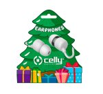 Celly XMASEARTREEWH headphones/headset Wired In-ear Calls/Music White