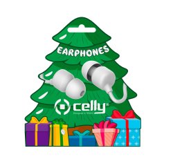 Celly XMASEARTREEWH headphones/headset Wired In-ear Calls/Music White